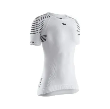 X-Bionic Invent LT Shirt Round Neck SH SL Women Arctic White/Dolomite Grey bílá S