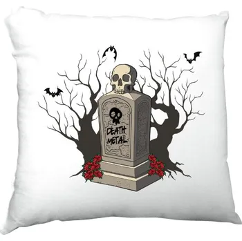 Pánské oblečení Polštář saténový s potiskem Death metal