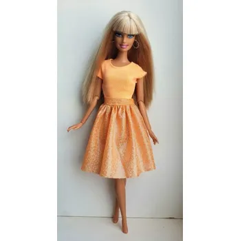 Panenka LOVEDOLLS Glitrová sukně oranžová