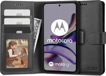 Pouzdro na mobilní telefon Tech Protect Wallet pro Motorola Moto G13/G23/G53 černé