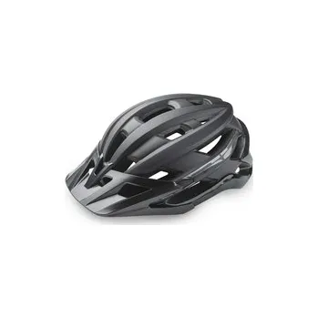 Cyklistická přilba R2 helma Guard šedá černá metalická matná, vel. M