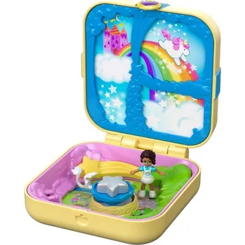 Panenka Polly Pocket Pidi svět v krabičce - Jednorožec z Utopie Mattel GDK78