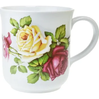 Velký porcelánový hrnek GOLEM Růže - 1,5 l