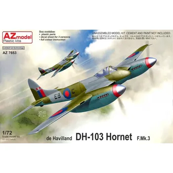 Plastikový model AZmodel de Havilland DH-103 Hornet F.Mk.3 1:72