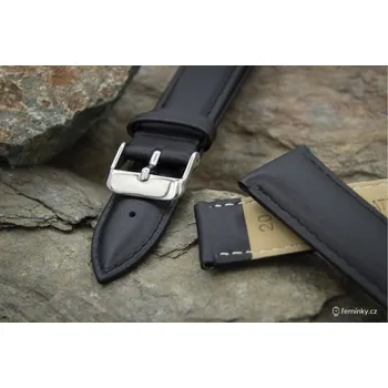 Řemínek na hodinky Řemínek z pravé kůže A-nis AK0669.01 Barva spony: stříbrná, Délka řemínku: standardní velikost, Šířka řemínku v mm: 30