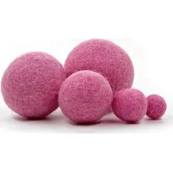 Příze MMboutique Plstěná kulička vel.XS 086-Baby Pink
