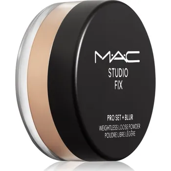 Pudr MAC Cosmetics Studio Fix Pro Set + Blur Weightless Loose Powder zmatňující fixační pudr odstín Medium Deep 6,5 g