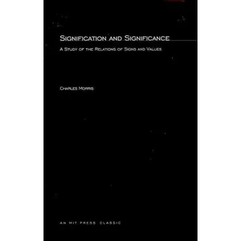 Signification And Significance: A Study of the Relations of Signs and Values – Charles Morris (EN)