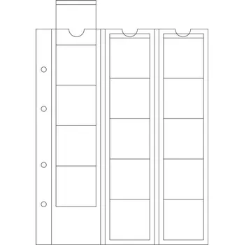 Sběratelství OPTIMA M 15 - náhradní listy na mince