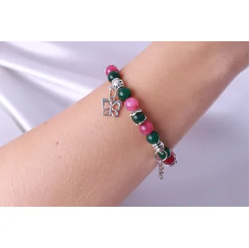 Náramek Náramek PRECIOUS COLOURFUL - louka Symbol: Motýl - 4x