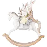 Clayre & Eef 6PR3855 králičí rodinka na…