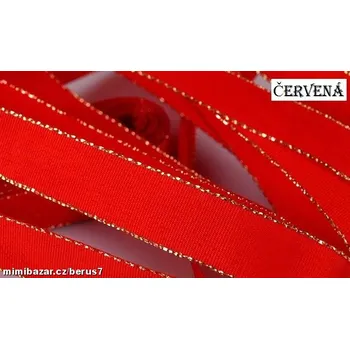 Stuha mašle červená 2cm