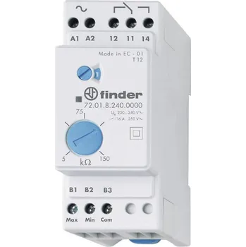 Relé Finder monitorovací relé 230 V/AC 1 přepínací kontakt 1 ks 72.01.8.240.0000 kontrola naplnění