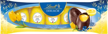 Čokoláda Lindt Vajíčka z hořké čokolády plněná vaječným likérem 90 g