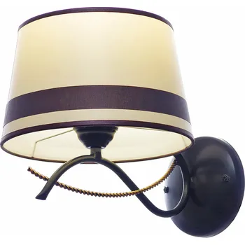 Nástěnné svítidlo Light for home - Nástěnné světlo 14701 "Susie", 1x60W, E27, černá, zlatá, patina