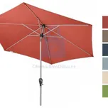 Slunečník naklápěcí s klikou, automatický, ACTIVE 3200 mm, hnědý, balení 1 ks