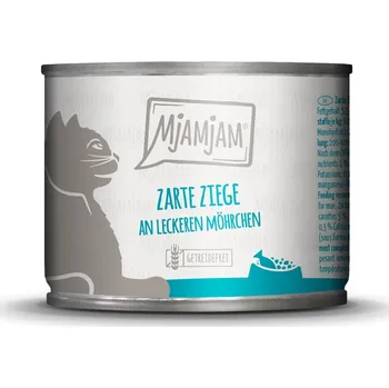 Krmivo pro kočku MjAMjAM jemné kozí maso na lahodné mrkvi 6× 200 g