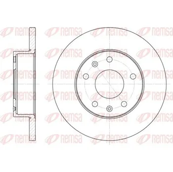 Brzdový kotouč Brzdový kotouč REMSA 6721.00
