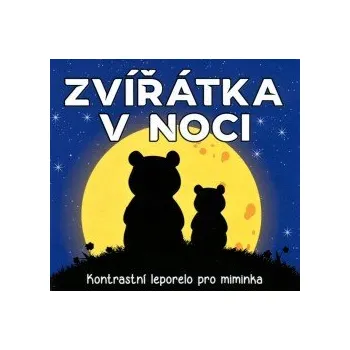 Leporelo Zvířátka v noci kontrastní leporelo