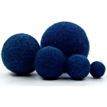 MMboutique Plstěná kulička vel.M 060-Cerulean