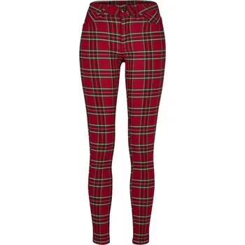 Dámské oblečení Ladies Skinny Tartan Pants 34