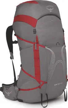 turistický batoh Osprey Eja Pro 55 l WXS/WS Dale Grey/Poinsettia Red