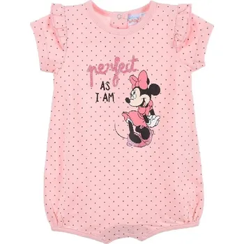 Dívčí tričko Minnie Mouse růžové dívčí body s puntíky Velikost: 86