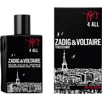 Dámský parfém Zadig & Voltaire Zadig & Voltaire This is Him! Art 4 All Edition, Toaletní voda 50ml Pre mužov Toaletní voda