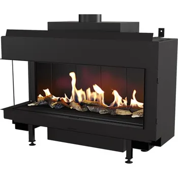 Krbová vložka KRATKI LEO 100 levá plynová krbová vložka - propan butan