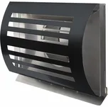 Fasádní mřížka Delta 125mm - černá