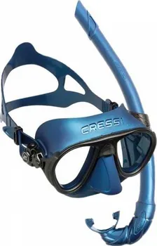 Potápěčská maska Cressi Calibro a Corsica set DS434550 Blue Metal