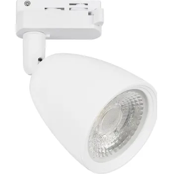 Bodové svítidlo GreenLux Lištové svítidlo AIKO 6W bílé 1F 3000K teplá bílá - kolejnicové bodové LED světlo reflektor GXDS250