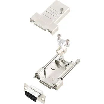 Sada nářadí encitech DTSL09-T-JSRG+DMS-K 6355-0040-31 sada D-SUB zásuvková lišta 180 ° Pólů: 9 pájecí kalíšek 1 sada