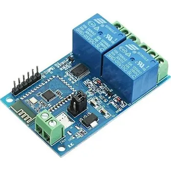 Relé Modul relé bluetooth X2, napájení 12V, 2-kanálový