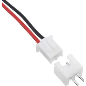 Síťový kabel Konektor JST-XH 2pin + kabel 20cm + zdířka JST-XH 2pin