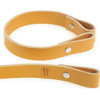 Popruh kožený, 30cm, HANDMADE, okrový