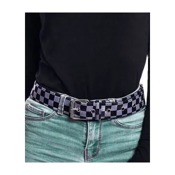 Opasek Opasek fialovo-černá šachovnice