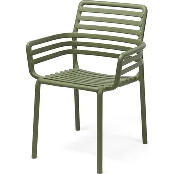 Židle s područkami NARDI DOGA - agave/ zelená