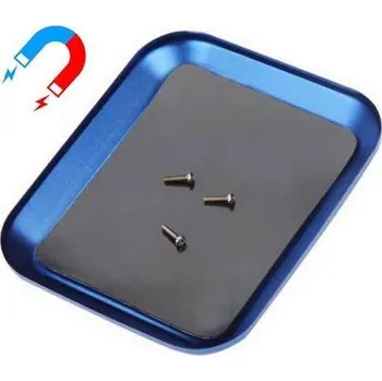 Skříňka na nářadí Hliníková miska 108x90x10mm s magnetickou podložkou