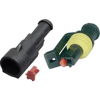 Síťový kabel Konektor se zdířkou DJ7011-1.5-11+DJ7011-1.5-21 1P vodotěsný