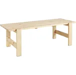 Venkovní stůl Hay Weekday Table přírodní lak 230x83