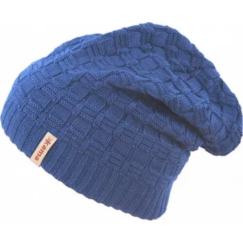 Sušička Kama pletená Merino čepice A123 127 - denim UNI