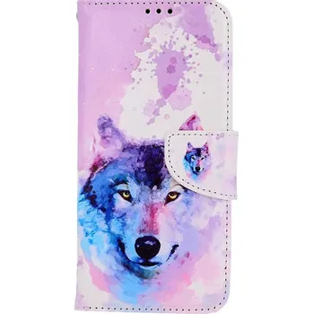 Pouzdro na mobilní telefon Pouzdro Samsung A34 knížkové Polární vlk (kryt neboli obal na Samsung A34)