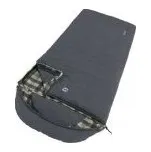 Outwell Camper grey do 200 cm - levý zip; Šedá spacák + DÁREK DLE VÝBĚRU!