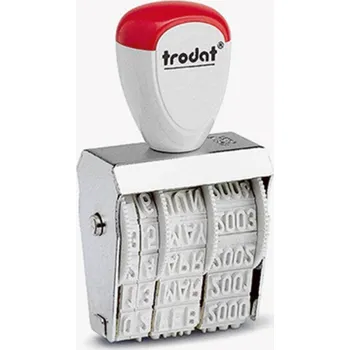 Kancelářské potřeby Trodat CLASSIC 1010 datumovka 26 x 4 mm (š x v) stříbrná