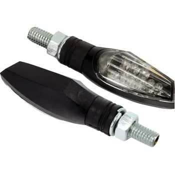 Osvětlení pro motocykl Bike It LED Shard blinkry černé s tranparentními sklíčky INDLED64