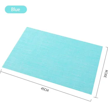 prostírání AL Nepromokavé prostírání Plate 30x45 cm, různé barvy Barva: Modrá (Blue)