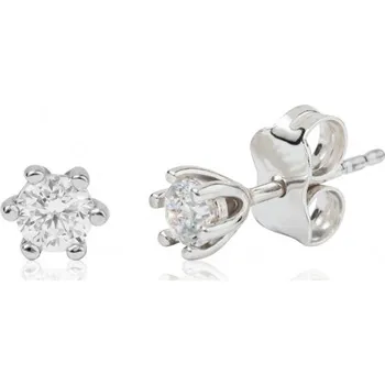 Náušnice Luxur, Decentní náušnice Ilina, bílé zlato a zirkony, 585-14-3-1798.1B00.0.00.001.02