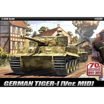 Plastikový model 1:35 Academy 13287 Tiger I Mid. 70th Anniversary - expresní doprava