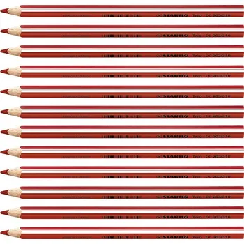 Kresba STABILO Trio silná - 12 ks balení - červená